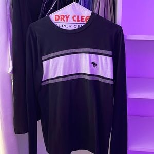 Abercrombie Kids 15/16 Long-sleeve Black T Shirt